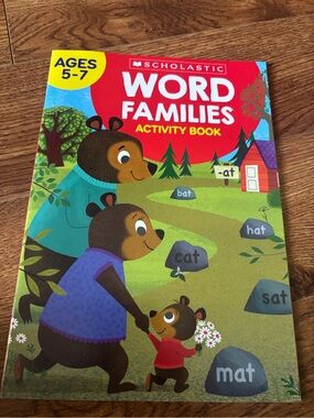 Scholastic Word Families Activity book